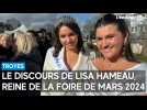 Ouverture de la Foire de mars à Troyes : le discours de la Reine 2024