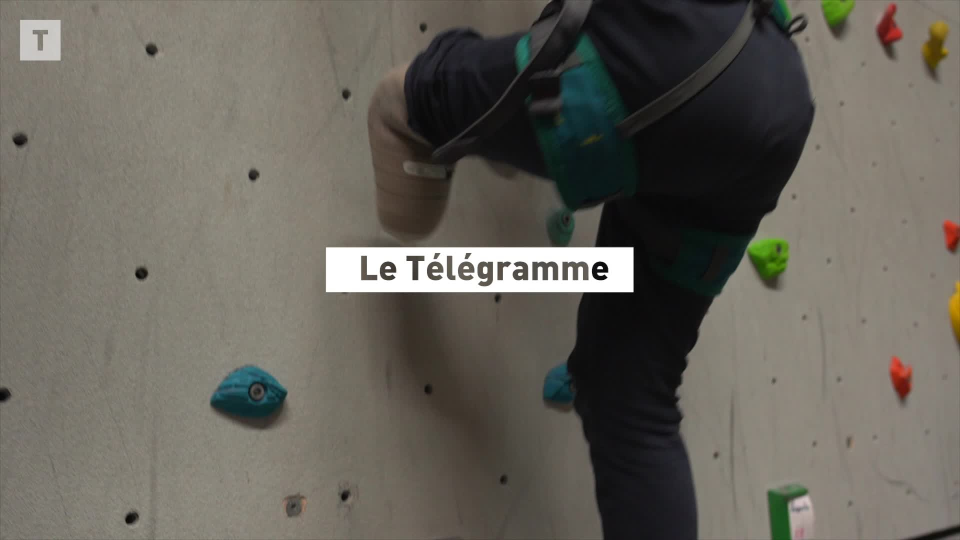 Amputé d'une jambe à 8 ans, ce jeune Breton rêve de grimper aux Jeux Olympiques [Vidéo]