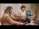 VIDEO. Premiers instants musicaux pour les résidents de Jazz sous les pommiers