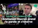Au Salon de l'Agriculture marqué par des heurts, Emmanuel Macron appelle « au calme »