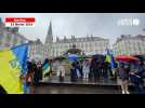 VIDÉO. Deux ans après l'invasion de l'Ukraine par la Russie, Nantes n'oublie pas le peuple ukrainien