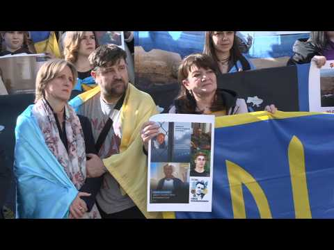 Turks gather in support of Ukraine on second anniversary of Russian invasion