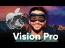 J'ai pu tester le casque Apple Vision Pro, je vous raconte !
