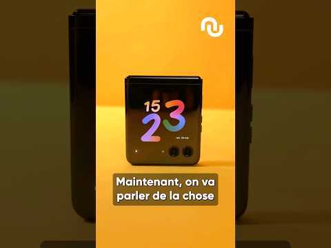 Ce téléphone n'est pas carré, il est pliable ! Test du Motorola RAZR 40 Ultra #shorts