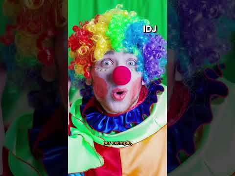 La science explique ta peur des clowns  #shorts