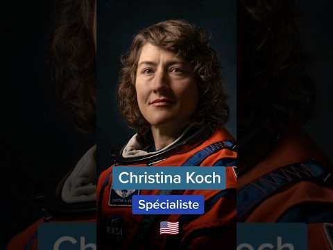 Les 4 astronautes de la mission Artemis II ! #shorts