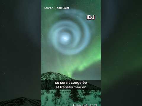 Une étrange spirale bleue dans le ciel : explications #shorts