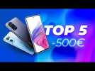 Les 5 MEILLEURS Smartphones à MOINS de 500€ (Décembre 2022)