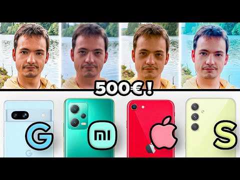 LE MEILLEUR smartphone en PHOTO -500€ (Pixel 7a / Samsung A54 / iPhone SE / Redmi Note 12 Pro)