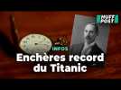 La montre en or du passager le plus riche à bord du Titanic bat un record
