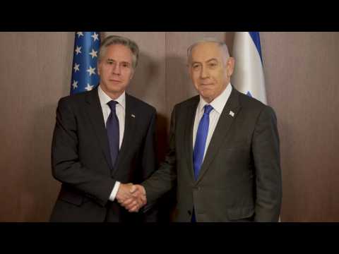 Israeli PM Netanyahu meets US Secretary of State Blinken in Jerusalem