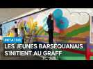 Les jeunes s'initient au graff au centre communal de Bar-sur-Seine