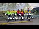 Ils relient Caen à Bruxlles à vélo en passant par Forges-les-Eaux pour les élections européennes