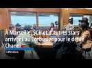 À Marseille, SCH et d'autres stars arrivent au Corbusier pour le défilé Chanel