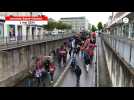 VIDÉO. Manifestation du 1er-Mai à Ancenis-Saint-Géréon : sous la pluie, 130 personnes défilent