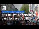 Lille : la foule au grand rassemblement du 1er mai