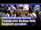Des étudiants propalestiniens refusent de quitter le campement à l'université Columbia de New York