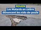 À Rouen, la Fédération des motards en colère en 