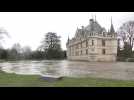 CRUE / Les châteaux au bord de l'Indre ont les pieds dans l'eau