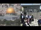 Muslims head to the Al-Aqsa Mosque for last Friday prayers of Ramadan