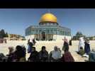 Muslims gather at Jerusalem's Al-Aqsa for last Ramadan Friday prayers