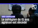 Viry-Châtillon : Le collégien de 15 ans agressé est décédé