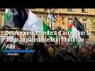 Des Aixois demandent à la maire d'accrocher le drapeau palestinien sur l'hôtel de ville