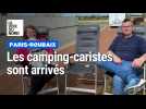 Paris-Roubaix: des camping-caristes déjà installés près du secteur pavé de l'Abattoir à Orchies