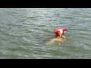 VIDEO. Avant les Jeux Olympiques, certains se baignent déjà dans la Seine