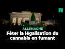 À Berlin, un rassemblement de fumeurs pour fêter la légalisation partielle de cannabis