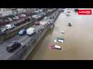 VIDÉO. Plus vingt voitures immergées : les images de la crue de la Loire à Saumur