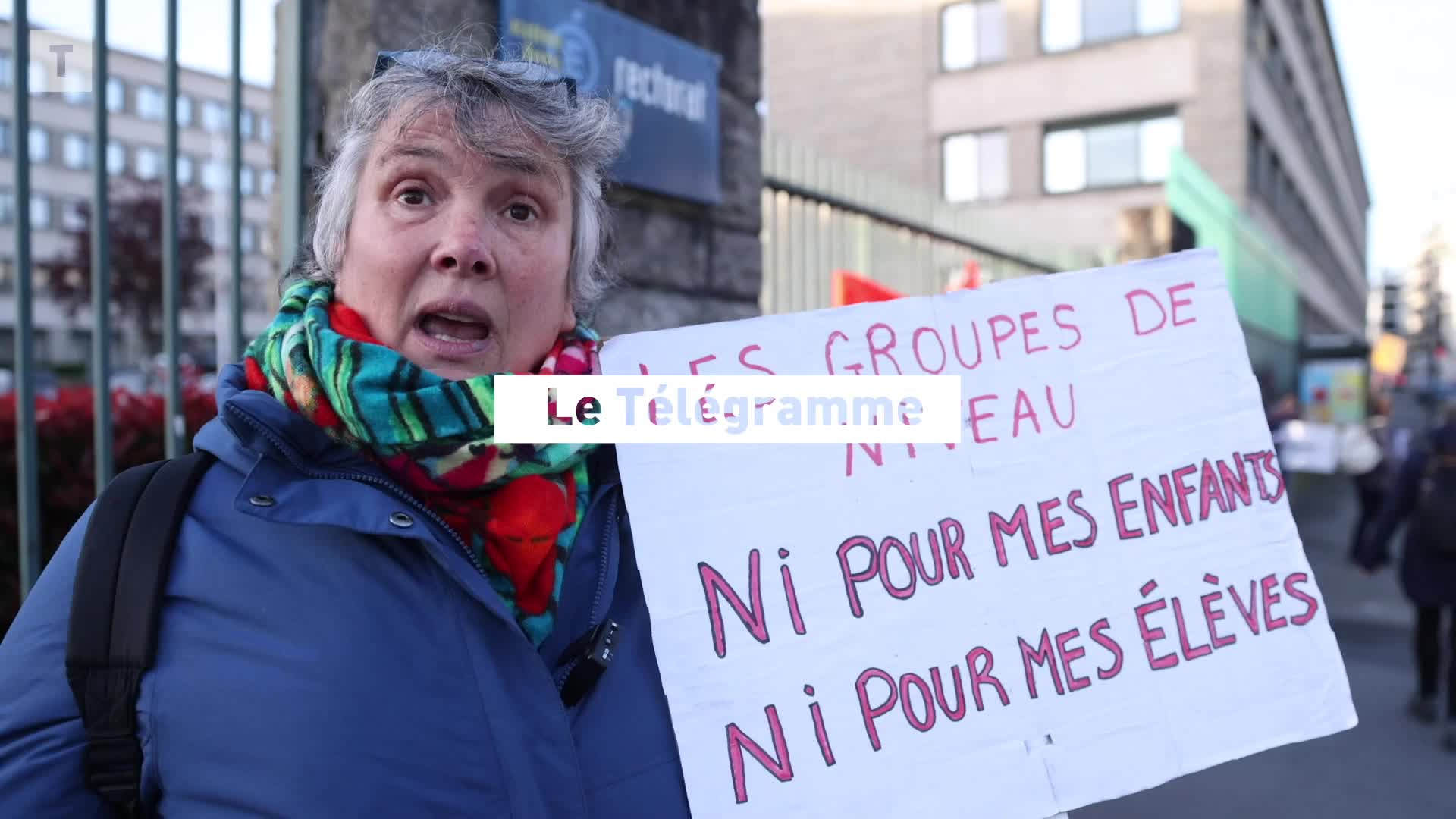 En Bretagne, près de 13 % des enseignants de collège et de lycée en grève, plus de 900 manifestants dans la rue [Vidéo]