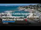 A. Oudéa-Castéra inaugure la marina olympique sur  le plus beau plan d'eau du monde 
