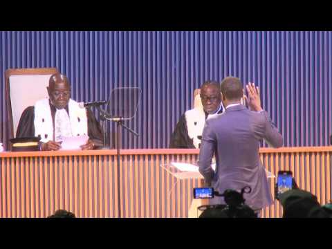 Senegal's youngest president is sworn in