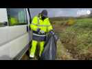VIDÉO. En Maine-et-Loire, une opération de nettoyage des abords des routes départementales