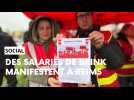 Des salariés de Brink à Bétheny manifestent pour leurs salaires