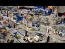 Première expo LEGO réussie à Tergnier avec 5500 entrées en trois jours. L'organisateur Mickaël Vincent satisfait.