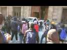 Demonstrators break into Mexico presidential palace