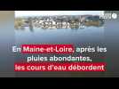 VIDÉO. Les cours d'eau débordent en Maine-et-Loire