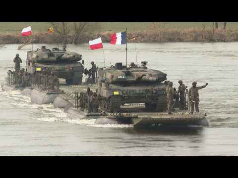 NATO soldiers train in Poland amid Russia-Ukraine war tensions