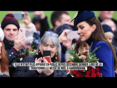 VIDEO : Kate Middleton apparat pour la premire fois en public depuis son hospitalisation