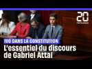 IVG dans la constitution : L'essentiel du discours de Gabriel Attal
