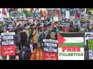 London: pro-Palestinian rally calls for Gaza ceasefire