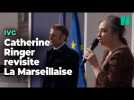 Réécoutez La Marseillaise féminisée par Catherine Ringer lors de la cérémonie sur l'IVG