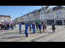 Flashmob à la manifestation pour les droits des femmes à Beauvais