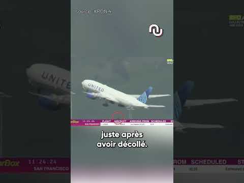 Ce Boeing 777 a perdu une roue au décollage ! #shorts
