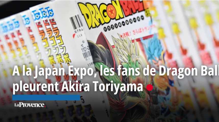 VIDEO. À la Japan Expo, les fans de Dragon Ball pleurent Akira Toriyama