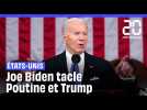 Etats-Unis : Devant le Congrès, Joe Biden tacle Poutine et Donald Trump