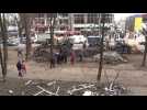 Des familles évacuées près de Kharkiv alors que les bombardements russes s'intensifient