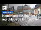 Dans le sud Artois, reprofilage de l'Hirondelle pour lutter contre les inondations